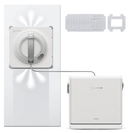 ECOVACS WINBOT W2S PRO Omni Care Kit Fensterputzroboter mit Station