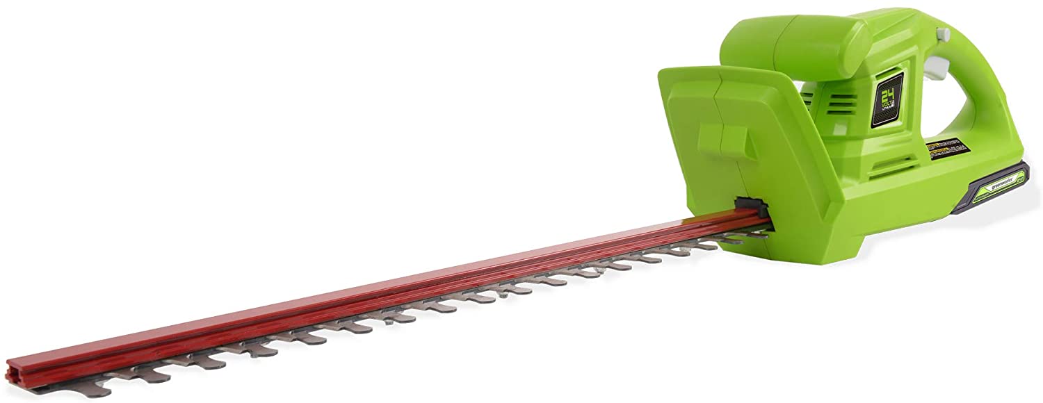 Greenworks 24V Akku-Heckenschere G24HT 47cm Schnittlänge für 39€