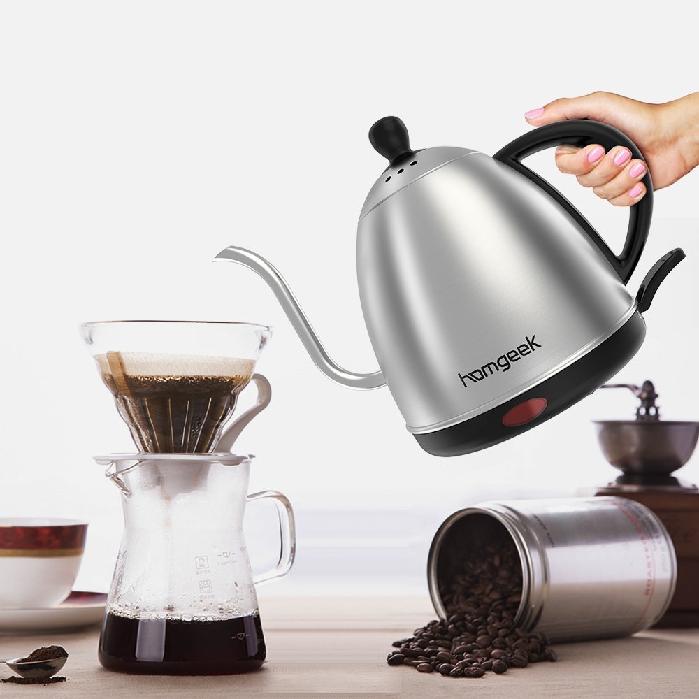 Amazon: Teekanne Wasserkocher, Coffee Drip Kettle mit Thermograph für 25,44€ statt 33,99€