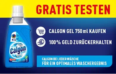 Calgon 4in1 Wasserenthärter Gel 750 ml gratis testen