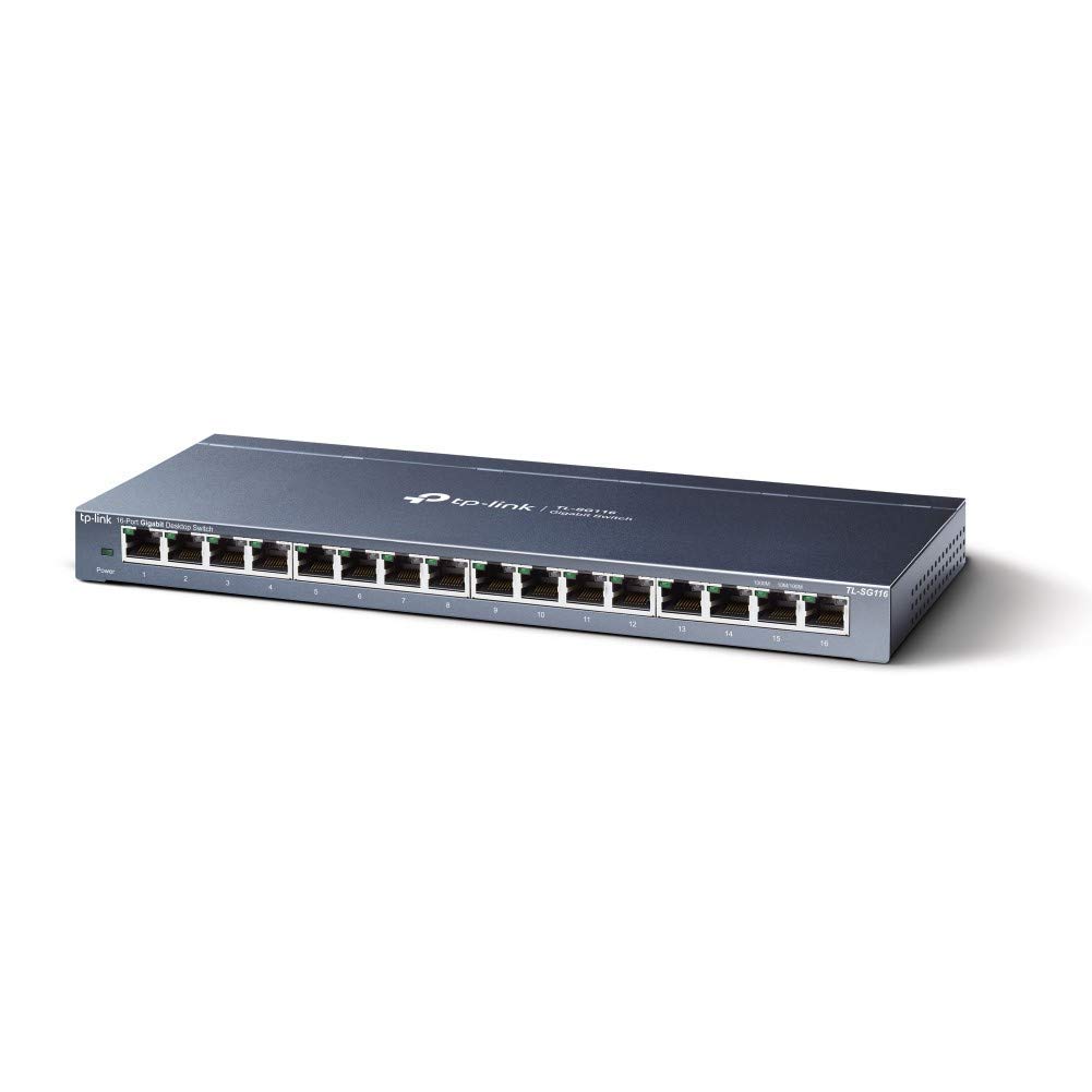TP-Link TL-SG116 16-Port Gigabit-/Netzwerk Switch für 49,90 EUR inkl. Versand