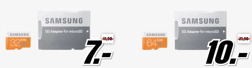 Samsung-Speicher bei media markt beispiel