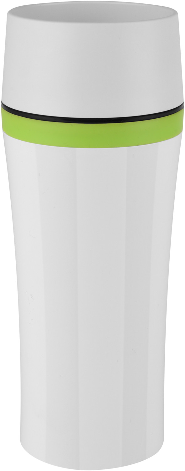 2x Emsa Travel Mug Fun für 18€ - Thermobecher für 360ml Inhalt, in Weiß-Grün