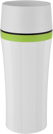 2x Emsa Travel Mug Fun für 18€ - Thermobecher für 360ml Inhalt, in Weiß-Grün