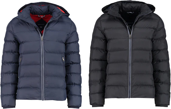 Gant Active Cloud für 210€ – Herren-Steppjacke in schwarz oder blau + Größenauswahl