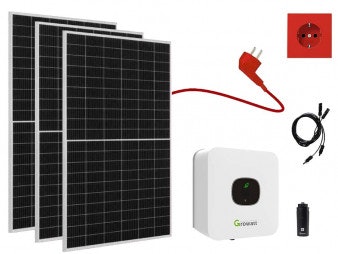 Alpha Solar Balkonkraftwerk 1035Wp JA Solar für 1.069€ (Abholung) – Plug and Play Solaranlage mit inkl. 10m Solarkabel mit Growatt-Wechselrichter