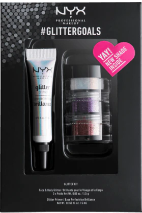 Glittergoals Kit 3 Face & Body Glitter mit Primer für 4,95€ statt 9,95€