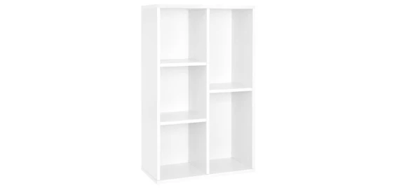 Vasagle Bücherregal für 28€ - mit 5 Fächern in Weiß