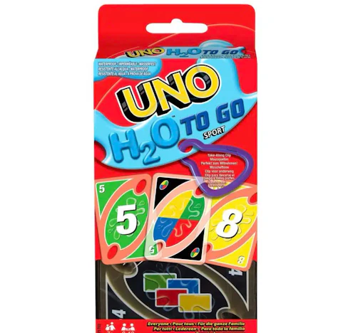 Mattel Games UNO H2O to Go, Kartenspiel für 11,95€(statt 21,54€)