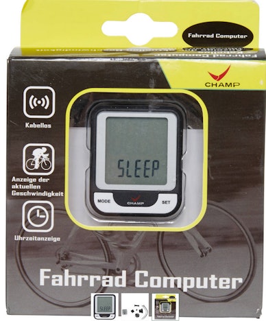 Champ Fahrradcomputer C016 für 4€ - kabellos