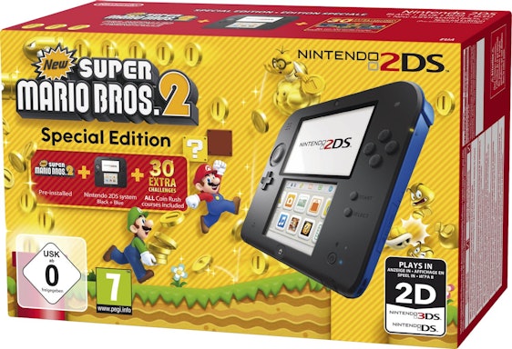 Nintendo 2DS + New Super Mario Bros. 2 für 59€