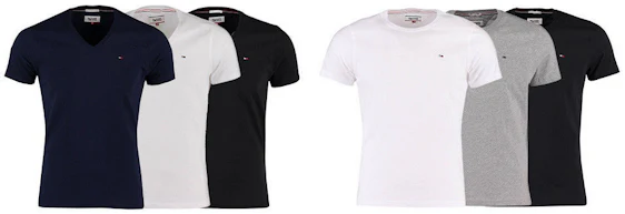 Hilfiger Denim T-Shirts für 13€ - mit Rundhals-Ausschnitt oder V-Neck in verschiedenen Farben