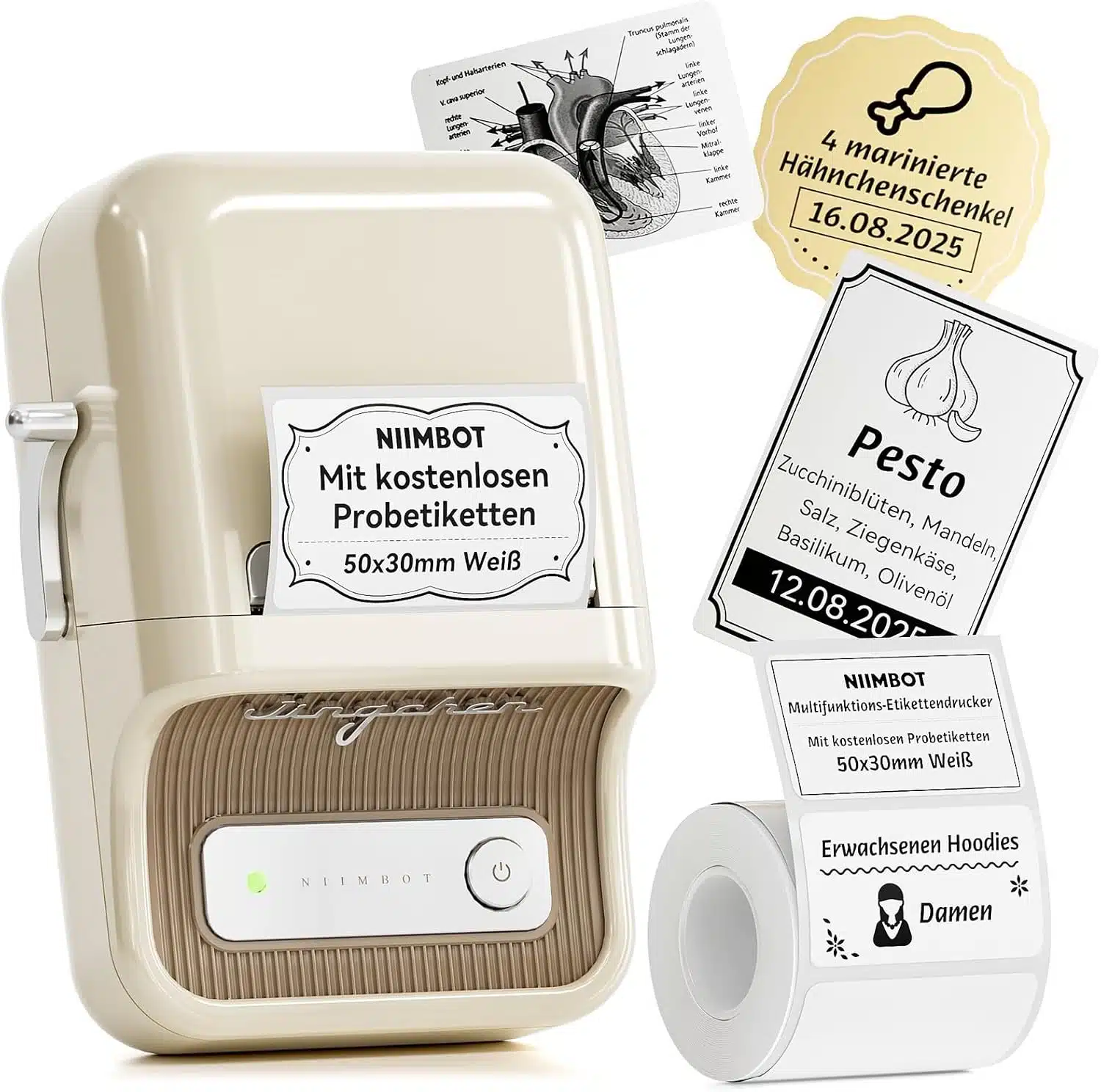 NIIMBOT B21 Thermodrucker für 20 bis 50 mm Etikettenbreite