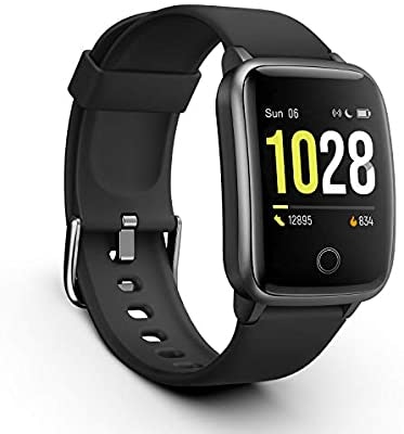 Vigorun Smartwatch (Pulsmesser/Schrittzähler/IP68 wasserdicht/IOS Android) 21,99€