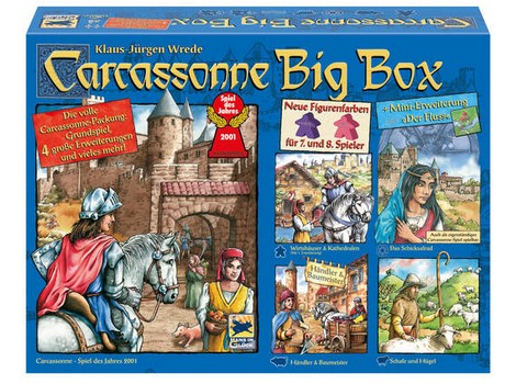 Carcassonne Big Box 2014 für 25€ - Spiel des Jahres 2001
