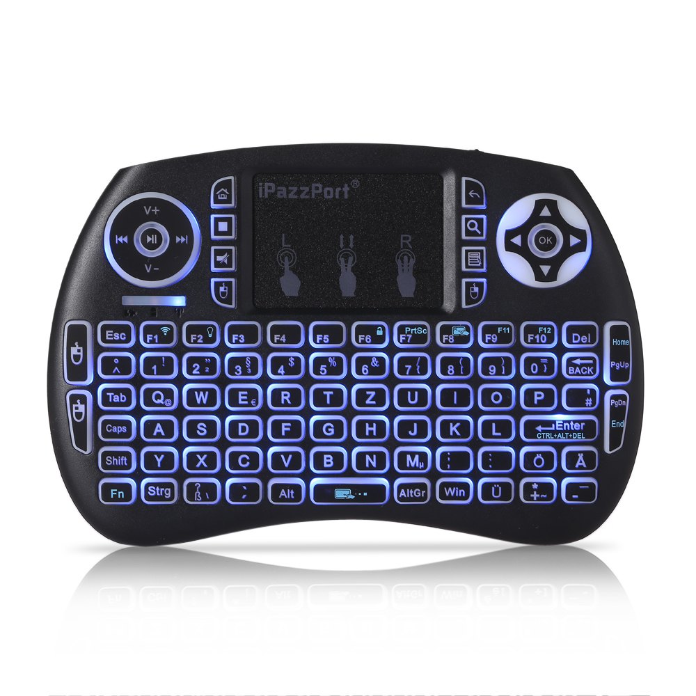 Wireless Mini-Tastatur iPazzPort für 8€