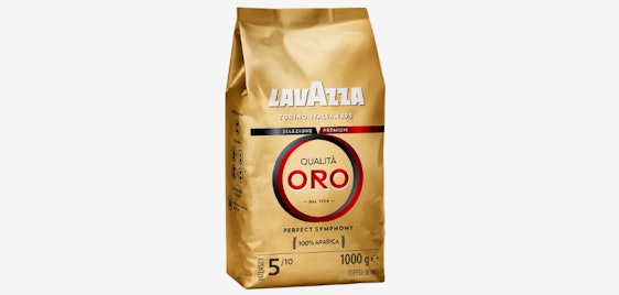 Lavazza, Qualità Oro für 13€ - 100 % Arabica Kaffeebohnen, Intensität 5/10, 1kg