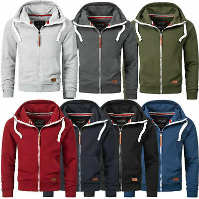 A. Salvarini Herren Sweatjacke Kapuzenpullover