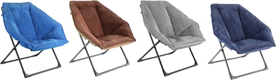 Amazon Basics sechseckiger Klappstuhl für 27€ – mit Cord-Bezug und Farbauswahl