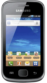 Samsung Galaxy Gio S5660 für 102€ - 3,2" Android Smartphone