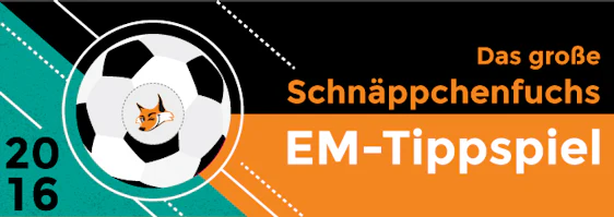 Das große Schnäppchenfuchs Fußball-EM Tippspiel 2016
