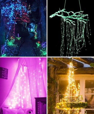 5m Lichterketten mit RF Fernbedienung Batteriebetriebene 2.Stück