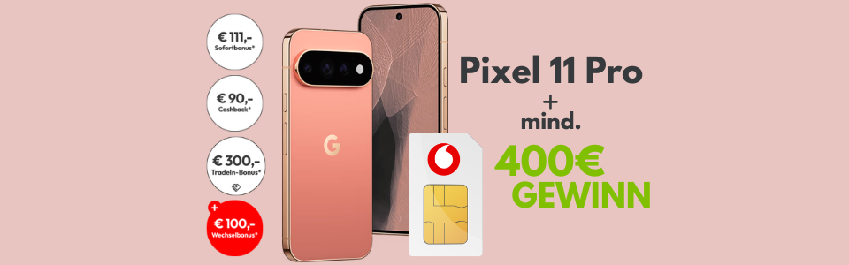 Google Pixel 11 Pro Sparhandy Launch