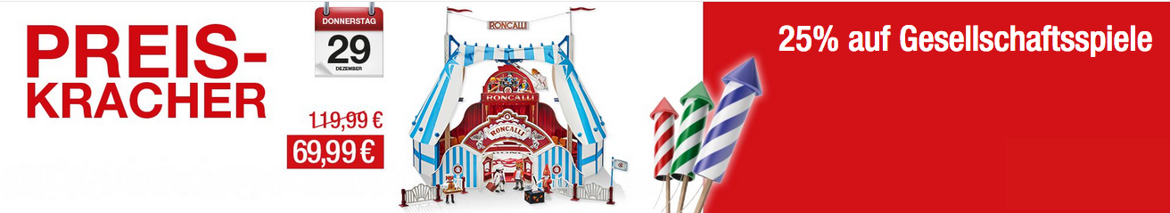 25% Rabatt auf Gesellschaftsspiele bei Galeria Kaufhof – z. B. Monopoly Deluxe für 19€