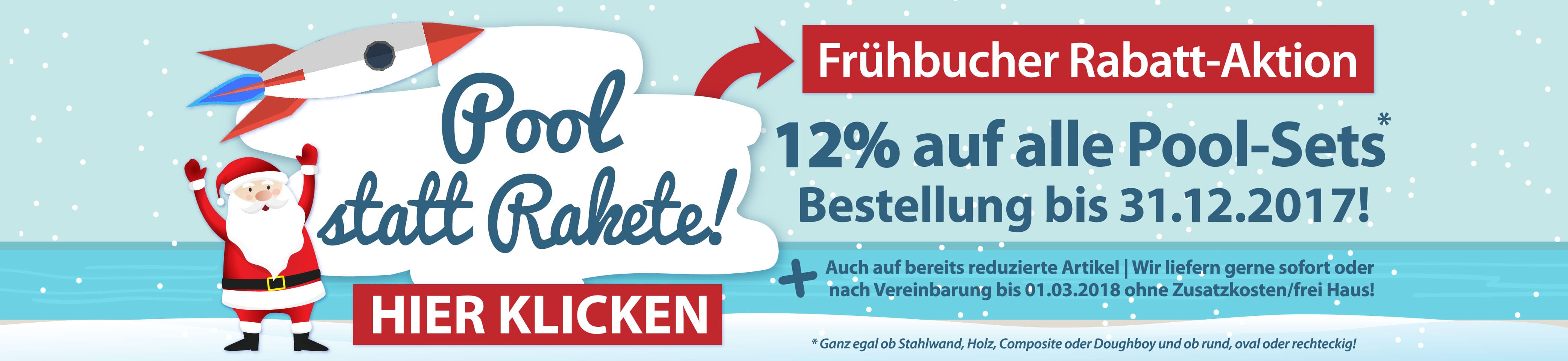 12% Rabatt auf einen Pool oder Pool-Set