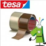 12 Rollen TESA Packband 64014 PP 50mmx66m leise abrollend