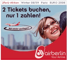 AirBerlin verschenkt einen Freiflug