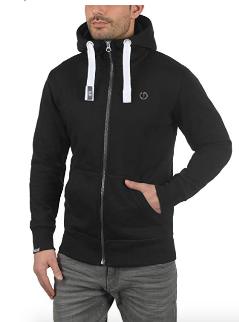 Solid Benn High-Neck Herren Sweatjacke