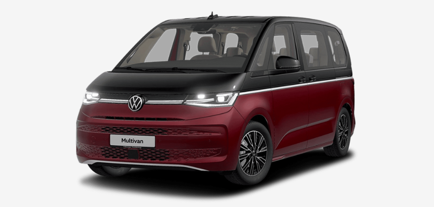 Jetzt 19% günstiger 💸 VW Multivan für 58.368€ - Basismodell mit Hybridantrieb, 4MOTION Allrad &amp; umfangreiche Garantie