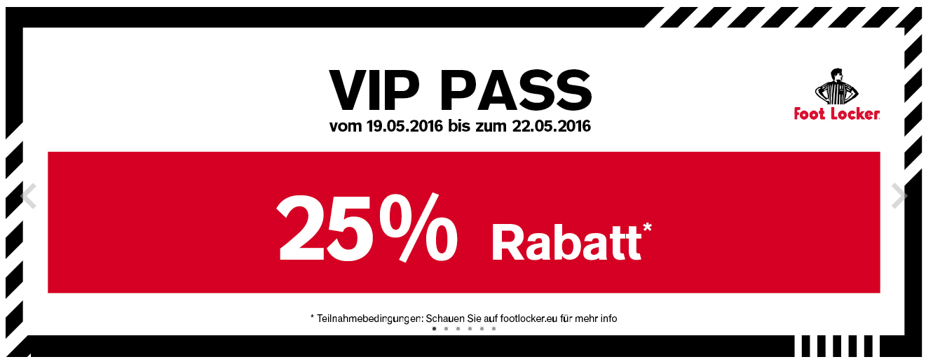 25% VIP-Rabatt bei Foot Locker - z.B. Nike Air Max Sequent für 75€