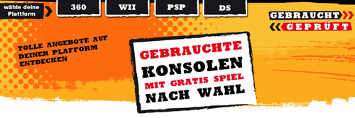 Nintendo Wii + 1 Spiel (gebraucht) für 100€ bei Gamestop
