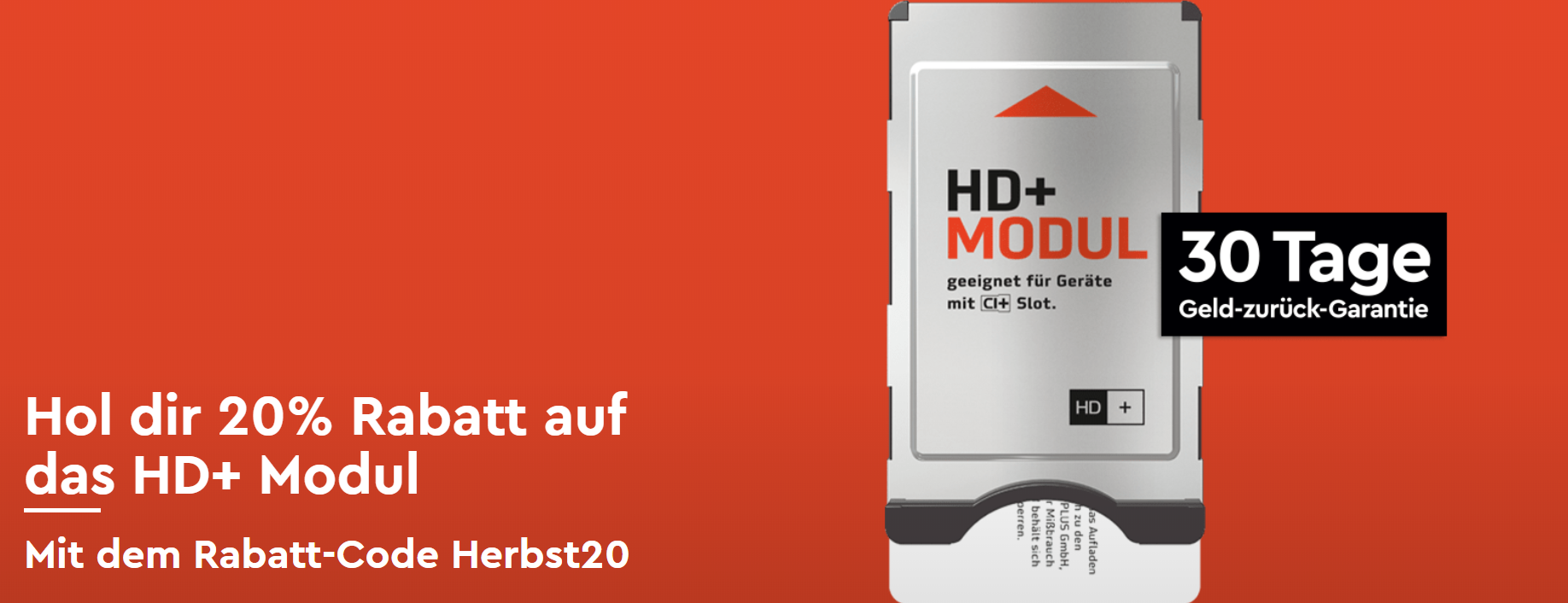 HD+ Modul für 63,20€ - geeignet für Satellitenfernseher