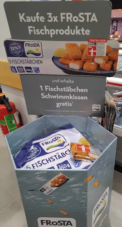Gratis Schwimmkissen von Frosta beim Kauf von 3x Frosta Fischprodukte (Edeka)