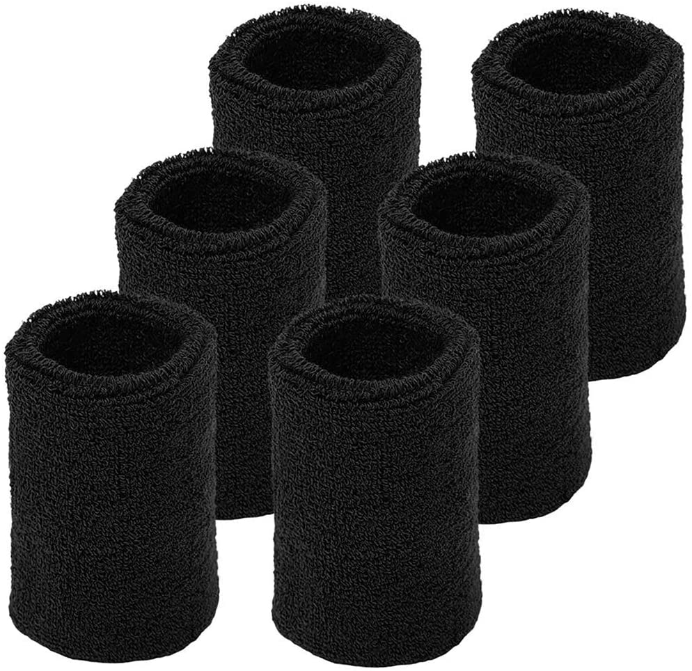 6 Stück Absorbierende Schweißbänder Handgelenk