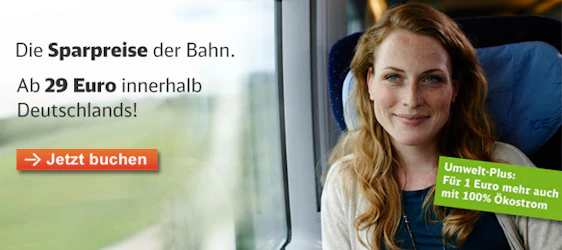 250.000 extra Sparpreise über Ostern - für 29€ Bahn fahren
