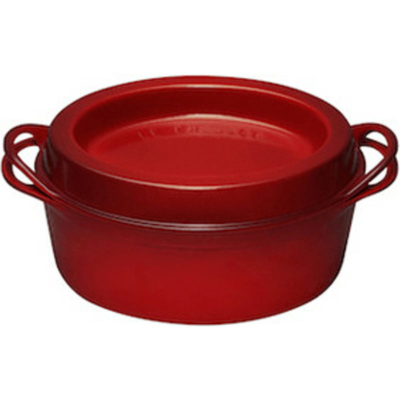 Le Creuset Doufeu Bräter Oval 30 cm kirschrot mit 69,01€ Ersparnis