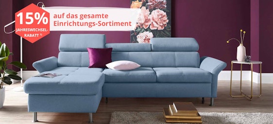 15% Rabatt auf im Neujahrs-Sale bei Yourhome - versandkostenfrei ab 50€ MBW