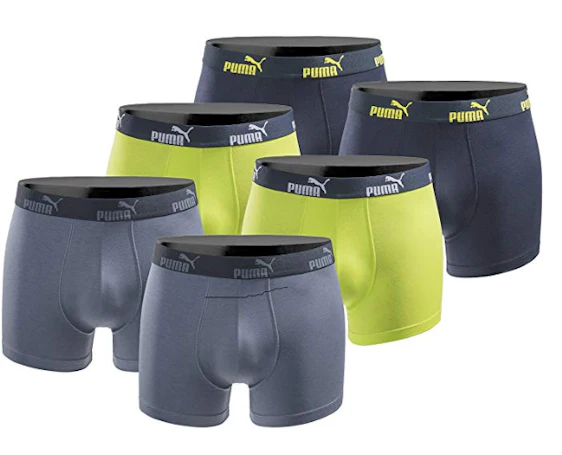 PUMA Boxershort 6er Pack Herren Basic Black Limited Edition