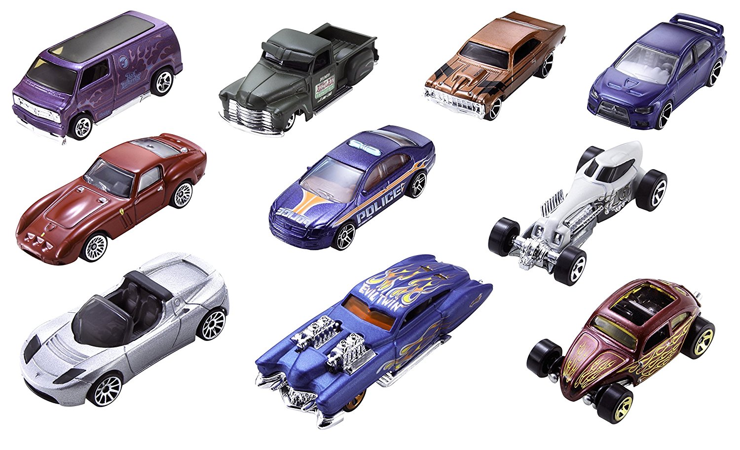 Mattel 54886 Hot Wheels Fahrzeuge 10er Geschenkset für 10,39 EUR