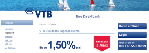 vtb tagesgeld
