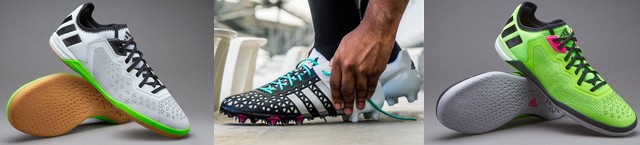 Sehr günstige Fußballschuhe von Adidas bei Prodirectsoccer - z.B. Adidas ACE 16.1 Court - Weiß/Dunkelblau-Metallic/Schwarz für 39,50€