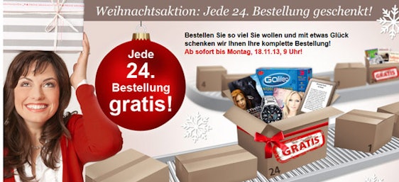 Kracher - jede 24. Bestellung bei Weltbild kostenlos (Widerruf möglich) *UPDATE2*