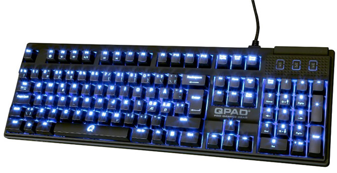 QPAD MK-70 Pro für 50€ - kabelgebundene Gaming-Tastatur mit Cherry MX RED-Switches