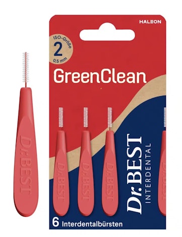 Dr.BEST GreenClean Interdental, Size 2, Interdentalbürsten 6 Stück für 1,57€(statt 2,30€)