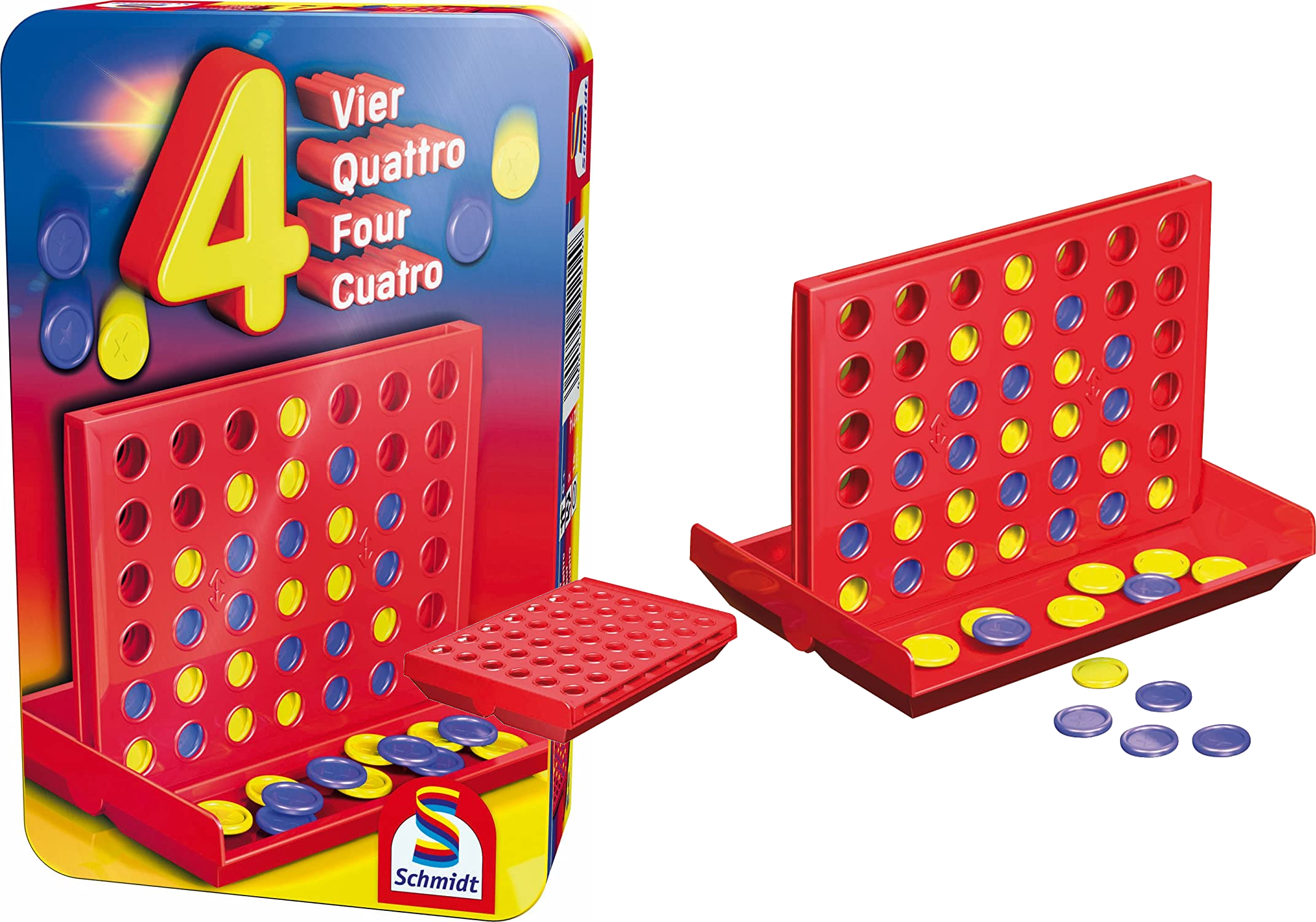 Schmidt Spiele "Vier gewinnt" für 5€ – in Metalldose, mit Prime/Thalia Classic