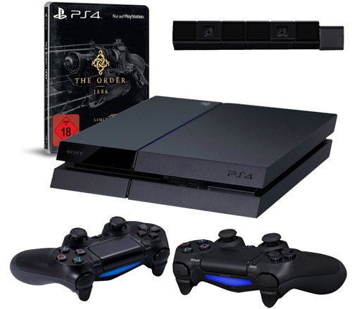 Knaller! PlayStation 4 Bundle - The Order 1866, 2. Controller + Kamera für 404€